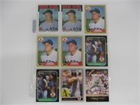(9) Roger Clemens Baseball Cards