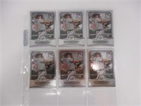 (6) 2010 Buster Posey Bowman Platinum Rookie