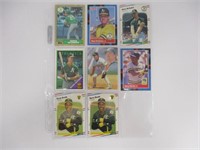 (8) Barry Bonds and Mark McGwire Cards