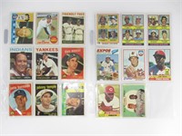 (17) 1959-1978 Topps Baseball Cards