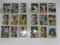 (18) 1968-1982 Topps Baseball Cards