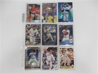 (9) Star Baseball Cards