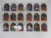 (34) 1989-90 Hoops All-Star Cards