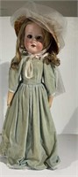 German O/M Marked 18" Bisque Doll