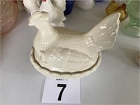 Ceramic Hen on Nest