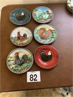 Rooster Plates