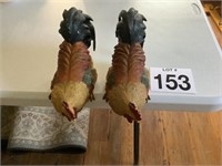 2 Resin Shelf Sitter Roosters