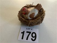 Ceramic Hen in Nest