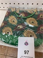 Green Beautiful Traditional Purse/ Bag