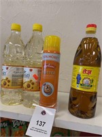 3 Sunflower oil bottle and Butter flavour spray