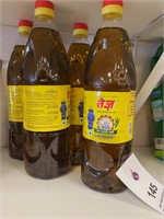 4 Bottles of Indian Food Oil grocery lot