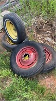 (4) Tires on Rims