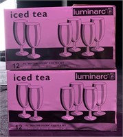 Luminarc iced tea set x2