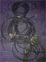 Lot of assorted connector cables