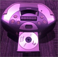 RCA radio tape and CD player combo