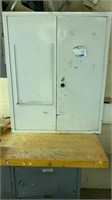 2 door locking safety glass cabinet
