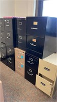 9 - 2 drawer filing cabinets