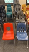 Approx. 24 Plastic School Chairs