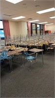 Approx 142 student desks