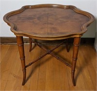 (G) Vintage faux bamboo table