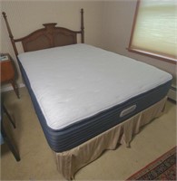 (G) Queen size bed frame, mattress not included,