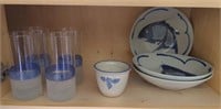 (B) Contents of Shelf including Glassware and