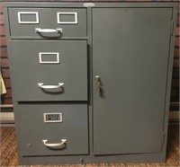 Filing Cabinet with Combination Safe