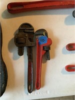(2) Sm Pipe Wrenches