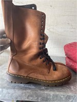 Vintage Brown Combat Boots