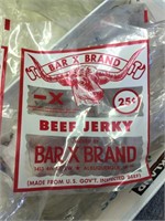 Box of new beef jerky bags