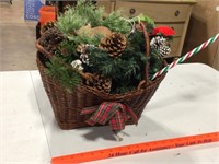 Christmas decor basket + more