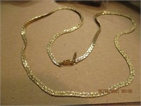 22k g.p. Necklace-untested-9.4g