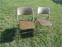 Set of 2 Metal Chairs