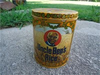 Uncle Ben's rice tin