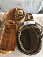 Assorted Contemporary Woven Baskets