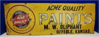 Acme Paints Offerle, KS tin tacker 24x10