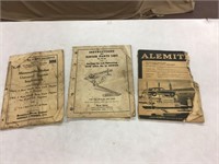 Vintage manuals and book