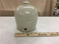 Antique pottery chicken waterer