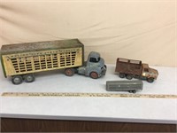 Vintage Nylint and Ertl trucks