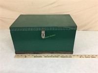Green wooden box