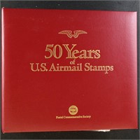 US Stamps Mint NH 50 Years of Air Mail Stamps in l
