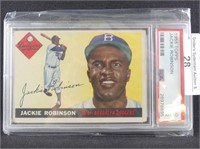 1955 TOPPS #50 JACKIE ROBINSON BASEBALL CARD