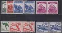 Germany Stamps #459-462, B79-B81 Mint NH P CV $295