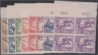 Germany Stamps #B82-B89 Mint NH Blocks 4 CV $420