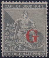 Griqualand West Stamp #11 Mint No Gum, very bright