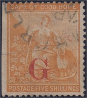 Griqualand West Stamp #17 Used and fresh CV $135