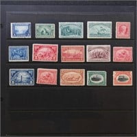 US Stamps Mint NH #231 / 615, fresh sele CV $1550+