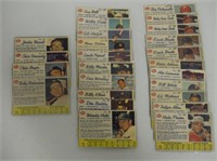 25 1962 POST BASEBALL CARDS