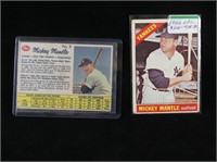 1966 OPC MICKEY MANTLE  & OTHER BASEBALL CARDS