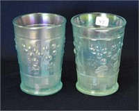 Pair of Raspberry tumblers - ice blue